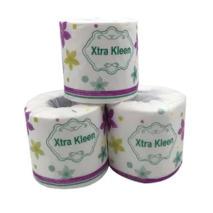 Paper Toilet Toilet Tissue Wholesale Custom Printed Bathroom Tissue OEM Packing Pulp Material Origin Roll Core Type Toilet Paper