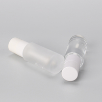 OMI botol kosmetik kaca silinder, botol semprot untuk riasan cair Foundation dan Concealer kaki besar Doe