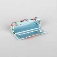 4pcs Femmes Floral Rouge À Lèvres Cas avec Miroir Rouge À Lèvres Titulaire pour Sac À Main Voyage Maquillage Organisateur De Stockage