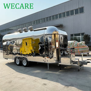 Wecare <span class=keywords><strong>remorque</strong></span> alimentaire mobile entièrement équipée Remolques Pizza Burger café camion de restauration rapide avec cuisine complète à vendre ue - Product Image 3