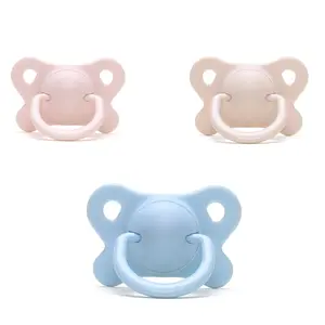 BPA Free Wholesale Customized Bibs Silicone Rubber Feeding Kids Soothers Orthodontic Dummy Baby Nipples Pacifiers