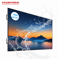 HUSHIDA 55 65 75 85 pouces Smart TV LED 4K UHD Full HD 1000 Nits Luminosité Écran d'affichage numérique extérieur étanche Lecteur publicitaire