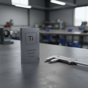 Lámina de Titanio Puro Sólido GR1 de 1 kg, para Regalo o Inversión, Laminada en Frío, 40 mm de Grosor, 55 mm de Ancho, 105 mm de Largo - Product Image 3