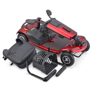 Scooter Eléctrico de Cuatro Ruedas, Ligero, Plegable, de Aleación de Aluminio, para Personas Mayores y con Discapacidad, Uso Doméstico - Product Image 4
