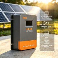 Contrôleur de charge solaire MPPT PowMr 12V 24V 36V 48V pour charge parallèle, 60A ampères max, charge haute efficacité pour système solaire