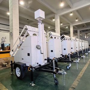 Nhà máy OEM giá rẻ <span class=keywords><strong>CCTV</strong></span> năng lượng mặt trời di động Camera giám sát Trailer cho giám sát an ninh - Product Image 5