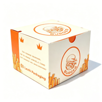Boîte d'emballage personnalisée pour frites à emporter, emballage pour camion de restauration rapide, conteneur alimentaire, boîtes pour nuggets de poulet frit