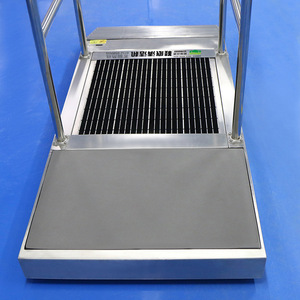 Shuoyuan Air Shower Shoe Cleaner CLW-T13P Aluminum Alloy Industrial Washer Sole Cleaning Machine - Product Image 1
