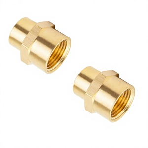 ข้อต่อท่อทองเหลือง 1/2 นิ้ว x 1/4 นิ้ว แบบเกลียวนอก NPT ข้อต่อลดขนาด OEM ขัดเงา สำหรับเรือ (AOL-013) SAE # 130138 - Product Image 1