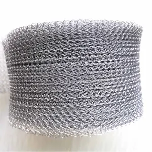 Stainless Steel Knitted Wire Mesh For Mufflers Silencers