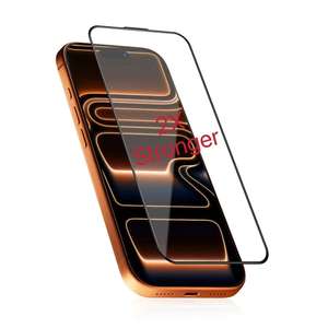 ฟิล์มกันรอยแบบสั่งทำพิเศษ แข็งแรงขึ้น 2 เท่า สำหรับ iPhone 17 Pro Max  แบบพิมพ์ลายไหม กระจกนิรภัย ความโปร่งใสสูง 9H - Product Image 1