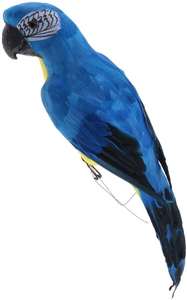Halloween Kostuum Papegaai Vogel Realistische Home Decor Budgie Taxidermie-Blauw, 40X12X12Cm Grote Kunstmatige Papegaai - Product Image 2