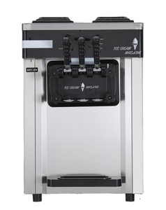 Macchina per la produzione di gelato Soft service con sistema di mantenimento fresco per negozi di ristorazione macchina per gelato morbido doppio compressore - Product Image 1