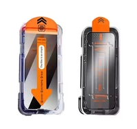 Protections d'écran en verre trempé anti-poussière automatiques avec boîte magique pour iPhone 17 17 Pro 17 Air 17 Pro Max 16 15 14 13 12 11