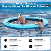 Fauteuil flottant gonflable léger et pliable pour piscine, plage et lac – Canapé aquatique pour adultes – Idéal pour les jeux d'eau estivaux