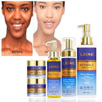 Nouveaux Kits Personnalisés de Soins de la Peau Essentiels au Sérum Rétinol Anti-Âge, Anti-Taches Sombres et Protection Solaire Contre les Rides, Soin Visage Bio