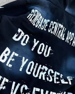 Premium hommes 100% coton fermeture éclair Boxy sweat court Streetwear à capuche imprimé personnalisable brodé Logo respirant - Product Image 4