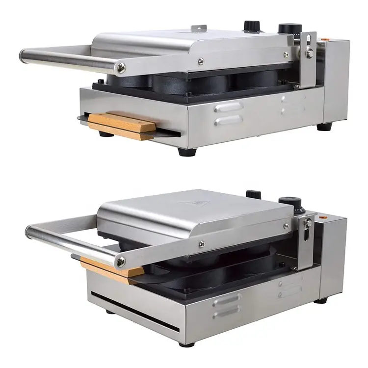 Máquina fabricante industrial de waffle 4 mini máquina de pizza, restaurante, fabricantes de waffle comercial