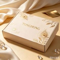 Emballage en papier pliable écologique personnalisé pour le commerce électronique, boîtes cadeaux en carton pour cosmétiques, envois postaux, bijoux, vêtements