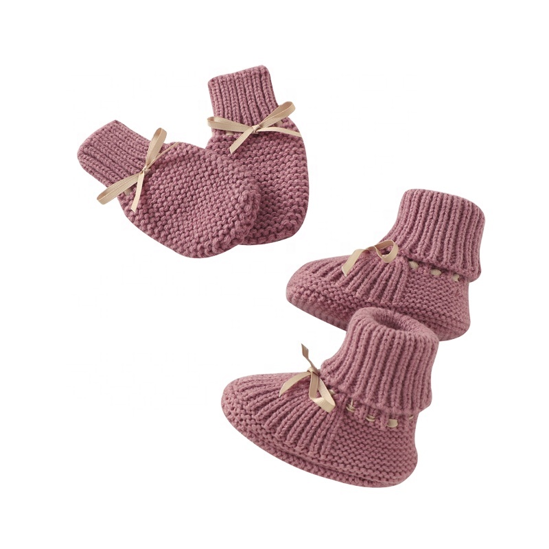 Детская вязаная обувь Minixiong ручной работы для новорожденных младенцев Вязание крючком мягкая детская обувь для малышей