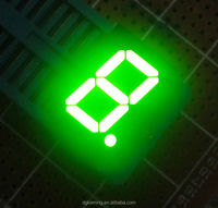 Afficheur LED à 7 segments à cathode commune Super Vert (569-571 nm) à chiffre unique de 1,2 pouce Houkem-12011-A/BSG 10 broches CA CC