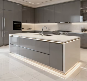 Prix d'usine 2026 Armoire de cuisine en bois massif sur mesure pour meubles de cuisine - Product Image 2