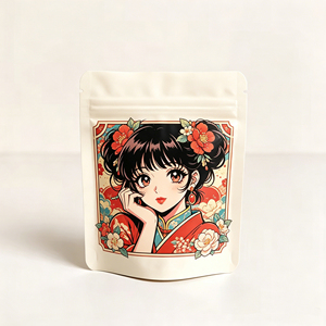 ถุงฟิล์มโพลีเอสเตอร์เกรดอาหาร 3.5 กรัม แบบมีซิปตั้งได้ ลายพิมพ์ตามสั่ง - Product Image 3