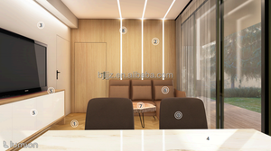 豪华移动太空舱钢小屋耐用预制卧室农场厨房客厅学校大厅别墅超市医院 - Product Image 4