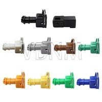 Connecteur d'injecteur de carburant 2 broches/voies EV1 Junior Power Timer JPT Jetronic Kits 282189-1 282762-1 Orange Bleu Vert Noir pour voiture