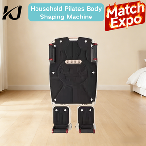 Macchina per <span class=keywords><strong>Pilates</strong></span> 6-in-1 Portatile in Legno d'Acero, Regolabile, per Palestra Domestica, Modellamento del Corpo, <span class=keywords><strong>Aerobica</strong></span> e Stretching - Product Image 1