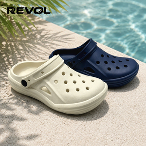 Sabots en EVA pour hommes - Antidérapants, légers, respirants, semelle souple, style jardin, toutes saisons, chaussures en EVA pour hommes - Product Image 4