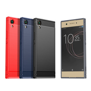 Precio de fábrica Anti-Huella digital Fibra de carbono Teléfono Contraportada para Sony Xperia XA1 Plus Ultra Premium Case - Product Image 3