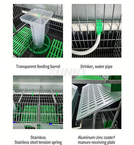 <span class=keywords><strong>Cage</strong></span> à lapins de luxe neuve et abordable en alliage d'aluminium de type H pour la reproduction en <span class=keywords><strong>intérieur</strong></span> dans le Henan - Product Image 3