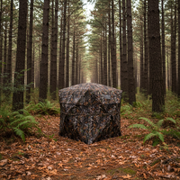 Tente de chasse Warmfire camouflage en tissu Oxford, une chambre, imperméable, quatre saisons, ouverture automatique rapide pour le camping