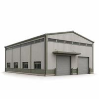Bâtiment d'entrepôt en structure acier préfabriquée écologique pour le stockage logistique industrielle durable