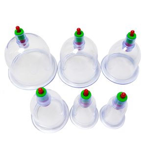 Ensemble de ventouses à aspiration sous vide réutilisables, 6 pièces, thérapie traditionnelle chinoise, ventouses de massage corporel - Product Image 2