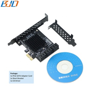 PCI Express X1 PCI-E 1X đến 6 <span class=keywords><strong>sata</strong></span> 3.0 kết nối bộ điều khiển bộ chuyển đổi thẻ 6gbps Marvell 88se9215 cho ipfs Ổ đĩa cứng trong kho - Product Image 6
