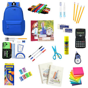 Paquete <span class=keywords><strong>de</strong></span> útiles escolares ABI para niños y estudiantes con logotipo personalizado - Juego <span class=keywords><strong>de</strong></span> papelería con artículos escolares esenciales - Product Image 1