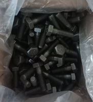 ASTM A193 A193M ASME B18.2.1 B18.2.3.1M 4 # Vis hexagonale -5'' B7 B7M en oxyde noir M2-M100 avec traitement multi-surfaces PTFE pour l'industrie pétrolière et gazière