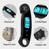 Sonde en acier inoxydable thermomètre à viande numérique lecture instantanée cuisine cuisson bonbons gril thermomètre alimentaire