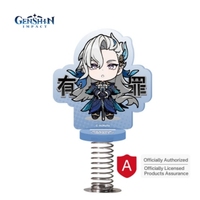 2025 produits de marchandise Genshin Impact authenticité garantie support élastique affichage Lynette acrylique voyageur debout