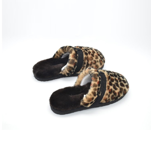 Pantofole di pelliccia di moda <span class=keywords><strong>da</strong></span> <span class=keywords><strong>donna</strong></span> per la casa di design della <span class=keywords><strong>camera</strong></span> <span class=keywords><strong>da</strong></span> letto interna con stampa leopardata <span class=keywords><strong>da</strong></span> <span class=keywords><strong>donna</strong></span> - Product Image 1