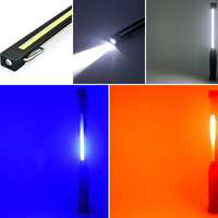 Lampe torche LED COB rechargeable par USB, 3 sources lumineuses, lampe de travail magnétique, lampes d'inspection, lampes de camping d'urgence
