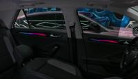 Lampu Ambient Dinamis OEM TROC untuk Volkswagen T-Roc Eropa, Lampu LED Interior Mobil, Kit Upgrade Trim Panel Pintu