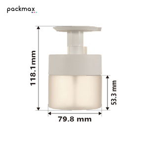 <b>200ml</b> PET Flat Shoulder Frosted Pump Sprayer <b>Bottle</b> for Shower Gel Cleansing Oil-High Beauty Shampoo Lotion Container - Product Image 3