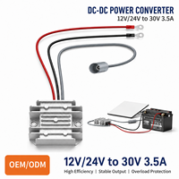 Câble de batterie OEM ODM stable 12V 24V vers 30V 3.5A pour camion, camping-car, hors réseau, compatible avec le convertisseur de tension DC-DC Starlink Mini