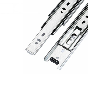 High Quality 20 Inch 3-Fold Heavy Duty Full Extension <b>Drawer</b> Runners Top Grade Shanghai Metal Slides for Kitchen Outdoor - Product Image 2