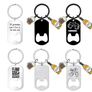 Custom Blank Metal Keychain Bottle Opener Key Chain Wholesale Factory <b>Keyring</b> High Quality Souvenir Promotional Gift Accessory - Product Image 1