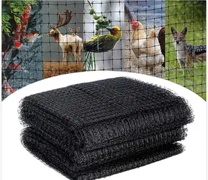 Quality PP material extruded mesh anti mole netting black plastic net anti mole protective anti bird net for agricultural