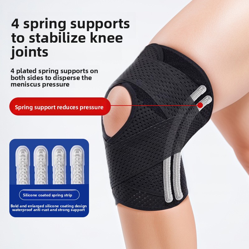 Elastic Cotton Knee Warmers, Knee Sleeves For Men And Women - Circulation Sup - View #5